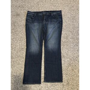 BKE Tyler Straight Men's Denim Jeans Blue Pants 40x32 Whiskers Fade Stretch